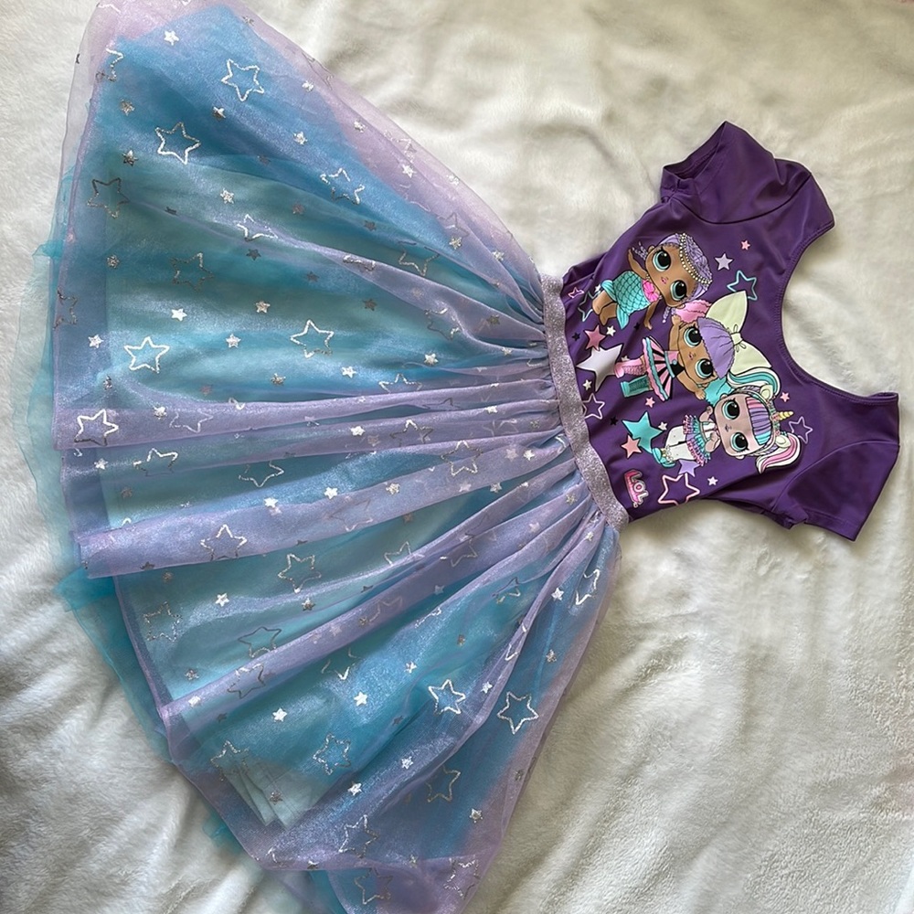 Girls LOL twirl tutu dress
